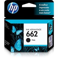 Cartucho de Tinta 662 Preto CZ103AB - HP