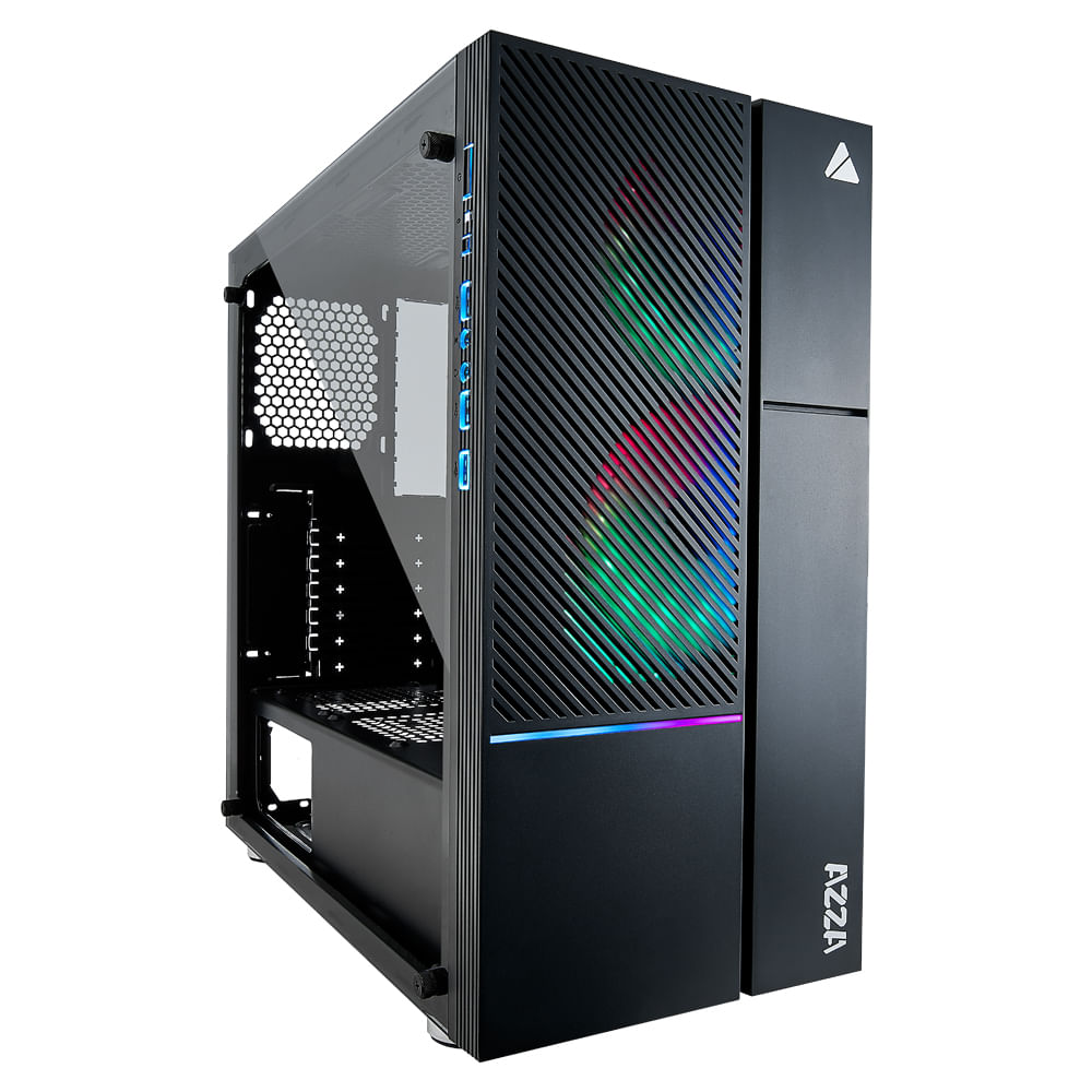 Gabinete ATX Mid-Tower Iris 330 Preto Azza