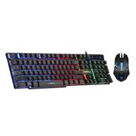 Teclado e Mouse USB Gamer Combat Combo KB51 ARG-KB-2051BK - Argom