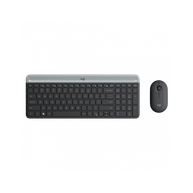 Kit Teclado e Mouse Sem fio MK470 Slim Ultrafino Preto 920-008674 - Logitech