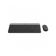 Kit Teclado e Mouse Sem fio MK470 Slim Ultrafino Preto 920-008674 - Logitech