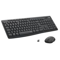 Kit Teclado e Mouse Sem Fio MK295 Silent Preto 920-009793 - Logitech