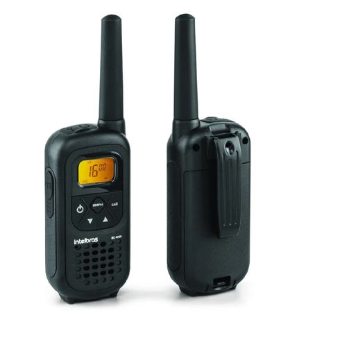 Walkie Talkie 26 Canais 20 Km RC4002 4528103 Preto - Intelbras