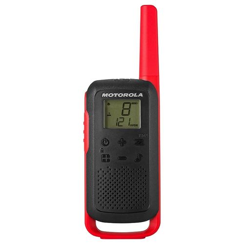 Walkie Talkie Talkabout 22 Canais 32 Km T210BR Vermelho/Preto - Motorola