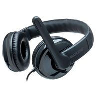 Headset Multilaser com fio Pro  Preto PH317