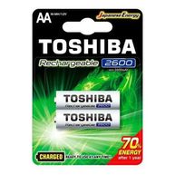 Pilha Recarregável AA com 2 Unidades 2600mAh TNH-6GAE BP-2C - Toshiba