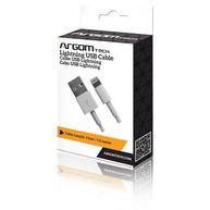 Cabo USB Lightning para iPhone 1M Branco ARG-CB-0037 - Argom