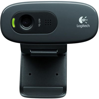 Webcam C270 HD 720P USB Preta - Logitech