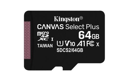 Cartao de Memoria Micro SD HC 64GB Classe SDCS2/64GB - Kingston