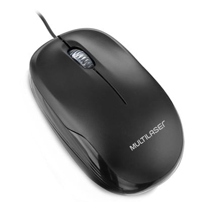 Mouse  USB Preto MO255 - Multilaser