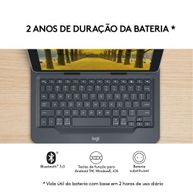 Capa com Teclado Universal Folio para Tablet 9" a 10" Preta 920-008334 - Logitech