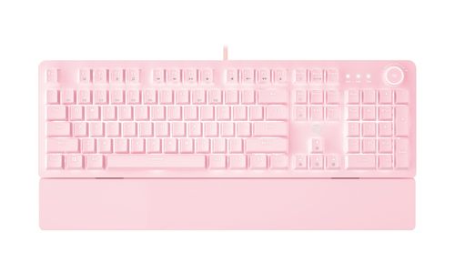 Teclado USB Gamer Mecanico Maxpower Sakura Edition MK853 RGB Rosa - Fantech