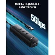 Hub USB 3.0 4 portas USB CM416 Cinza Ugreen