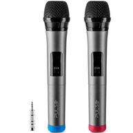 Microfone Duplo Multilaser Wireless Recarregavel Pulse SP-801