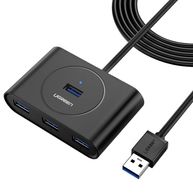Hub USB 3.0 4 portas CR113 Preto - Ugreen