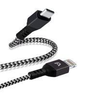 Cabo Argom USB-C para Lightning 1.8M Fast Charge Nylon ARG-CB-0024BK Preto