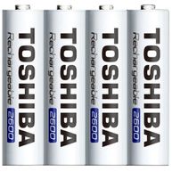 Pilha Recarregável AA com 4 Unidades 2600mAh TNH-6GAE BP-4C - Toshiba