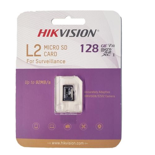 Cartão de Memória Micro SD 128GB L2 Hikivision