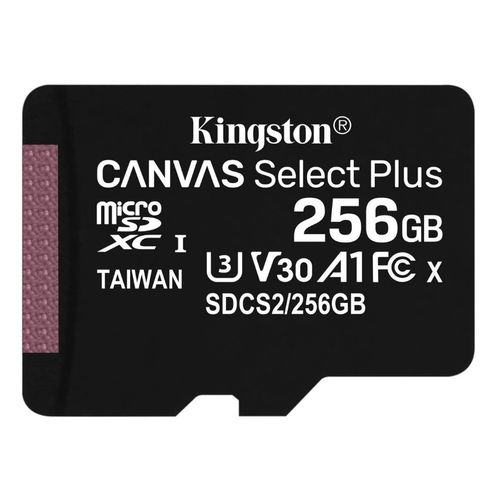 Cartao de Memoria Micro SD HC 256GB com Leitor - Kingston