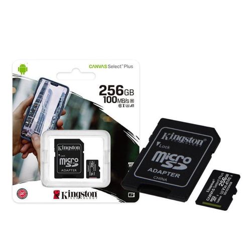 Cartao de Memoria Micro SD HC 256GB com Leitor - Kingston