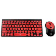 Kit Teclado e Mouse Sem Fio Freestyle V2 Series Preto/Vermelho 60000092 - Maxprint