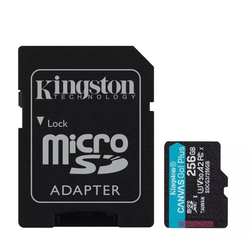 Cartão de Memória Micro SD XC 4K 256GB SDCG3/256GB - Kingston