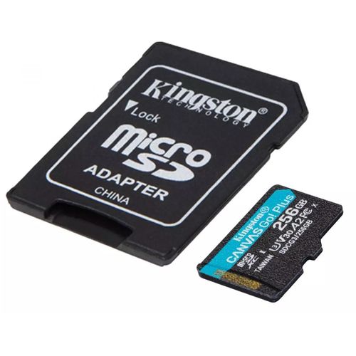 Cartão de Memória Micro SD XC 4K 256GB SDCG3/256GB - Kingston