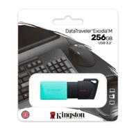 Pen Drive Exodia 256GB USB 3.2 DTXM/256GB Preto/Verde - Kingston