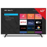 Smart TV LED 43" FHD Roku WiFi HDMI 43S5135/78G - AOC