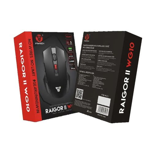 Mouse Gamer Sem Fio Raigor II WG10 Preto - Fantech