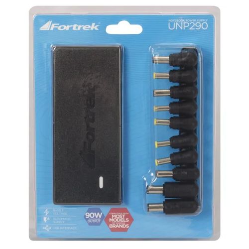 Fonte Universal para Notebook 90W com 10 Pinos + 1USB - Fortrek