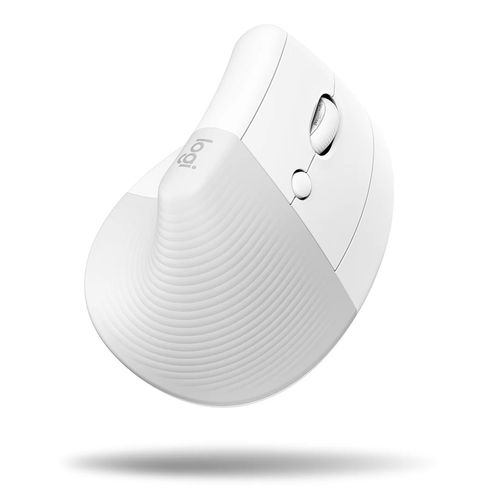 Mouse Sem Fio Lift Vertical Ergonômico Bluetooth Branco - Logitech