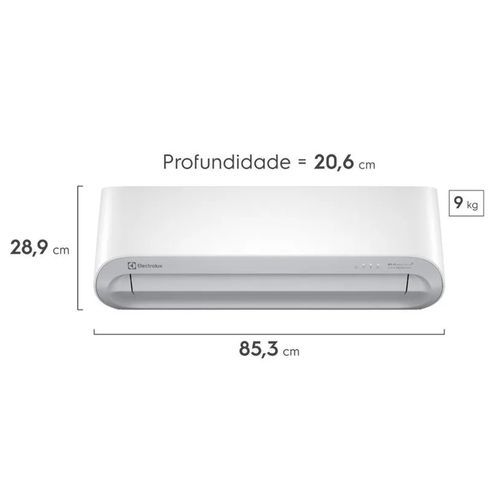 Ar-Condicionado Split Color Adapt Inverter 12.000 BTUS Frio Classe A com Wi-Fi YE12F/YI12F - Electrolux