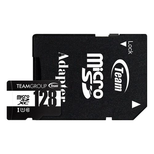 Cartão de Memória Micro SDXC 128GB UHS-I U1 Classe 10 com Leitor - Team Group