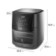 Air Fryer 12L Oven Digital Experience 1700W EAF90 127V Grafite - Electrolux