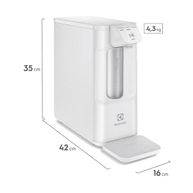 Purificador Pure 4x Agua Gelada, Fria e Natural com Painel Touch PE12B Bivolt Branco - Electrolux