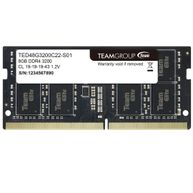 Memória Ram para Notebook 8GB DDR4 3200Mhz Elite - Team Group