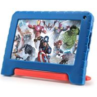 Tablet Multilaser Infantil Avengers Tela 7" 4GB RAM 64GB Wi-Fi Android 13 NB417 Azul