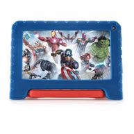 Tablet Multilaser Infantil Avengers Tela 7" 4GB RAM 64GB Wi-Fi Android 13 NB417 Azul