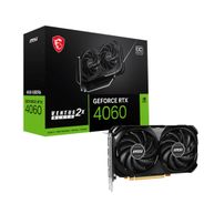 Placa de Video GeForce RTX4060 8GB GDDR6 RTX4060 VENTUS 2X Black 8G OC - MSI