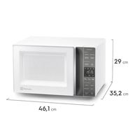 Micro-Ondas 23L Efficient com Descongelamento Assistido ME23B 127V Branco - Electrolux