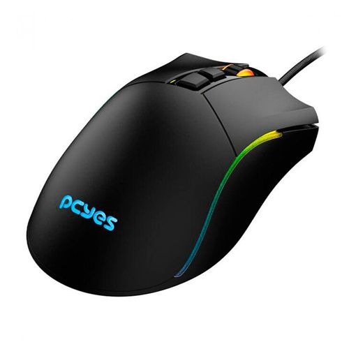 Mouse Gamer USb Valus RGB 12400DPI Preto - PCYes