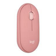 Mouse Logitech Sem Fio M350s Pebble 2 Silent Bluetooth Rosa 910-007048