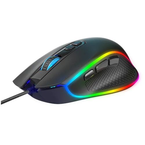 Mouse Gamer USB Cruiser New Edition RGB 12000DPI Preto - Fortrek