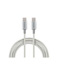 Cabo USB-C para USB-C 1.5M Nylon EUCC 15NB Branco - Intelbras