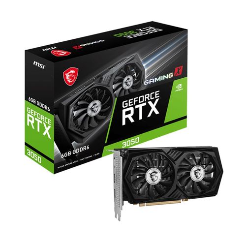 Placa de Video Geforce RTX 3050 Gaming X 6GB GDDR6 - MSI