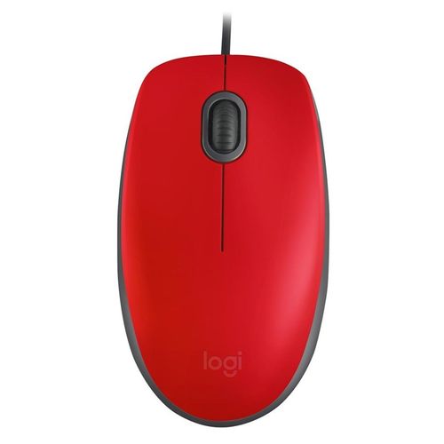 Mouse USB M110 Silent Vermelho 910-006755 - Logitech