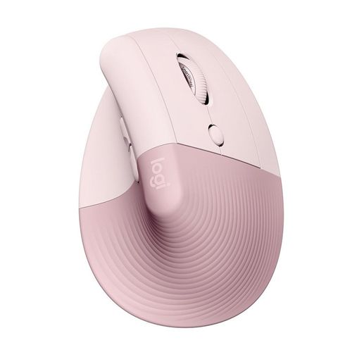 Mouse Sem Fio Lift Vertical Ergonômico Bluetooth Rosa - Logitech