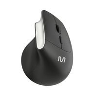 Mouse Sem Fio Ergonômico Vertical 1600DPI 6 Botões Preto - Multilaser