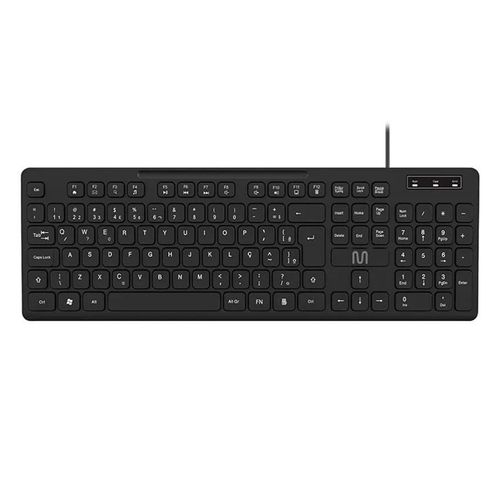 Teclado USB TM300 Multimídia ABNT2 TC294 Preto - Multilaser